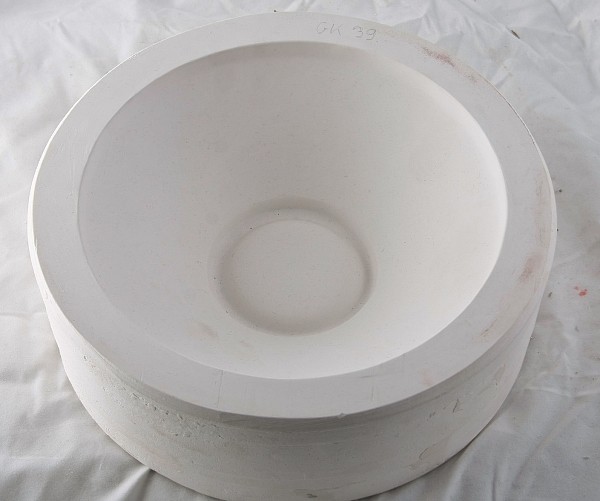 forma gipsowa - miska dwudzielna