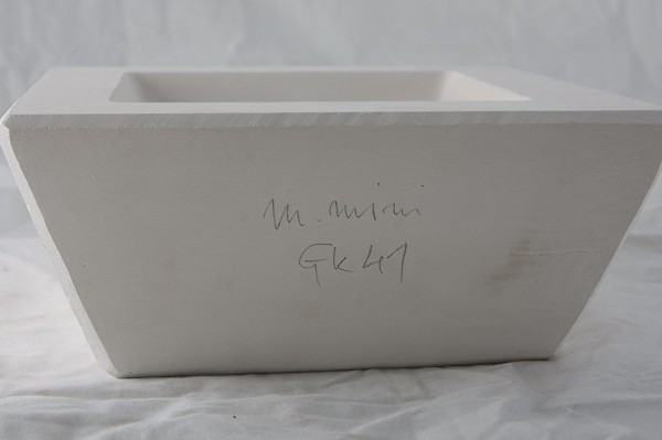 forma gipsowa - miseczka kwadratowa