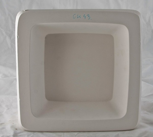 forma gipsowa - miska kwadr.mała płytka