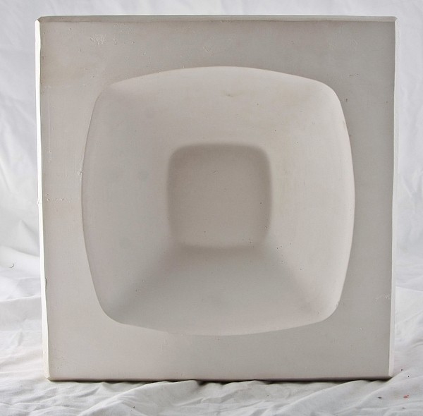 forma gipsowa - miska kwadratowa zaokrąglona