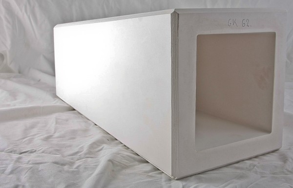 forma gipsowa - wazon kwadratowy wysoki