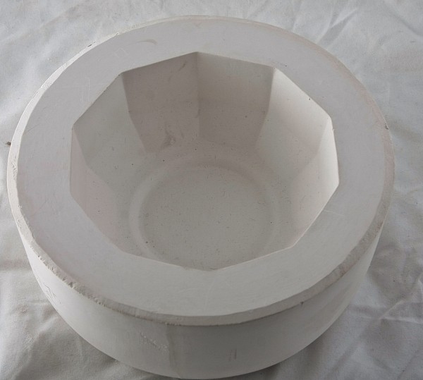 forma gipsowa - salaterka mała graniasta