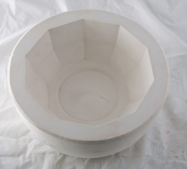 forma gipsowa - salaterka duża graniasta