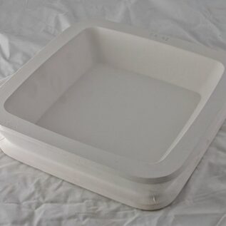 forma gipsowa - miska kwadr.średnia płytka