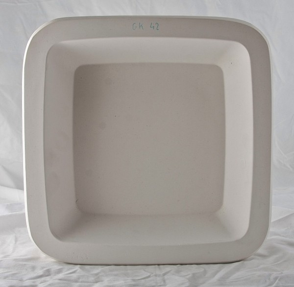 forma gipsowa - miska kwadr.średnia płytka