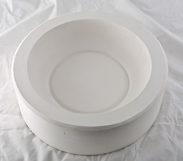 forma gipsowa - miska średnia płaska