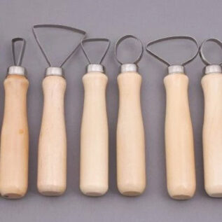 Narzędzia ceramiczne oczka duże komplet 10 sztuk