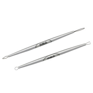 oczka dwustronne metalowe 2szt mini