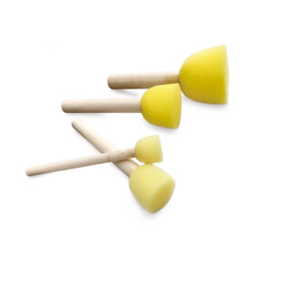 pędzel gąbkowy kpl 4szt